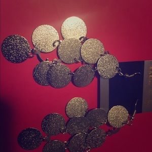 Silver dangle earrings